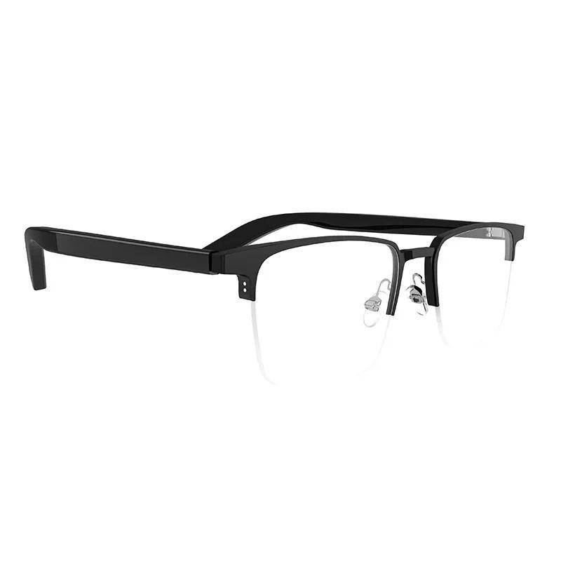 2025 Smart Glasses Bluetooth  Automatic Noise Reduction 3D Anti Blue Light Half Frame Bluetooth Glasses Call Music Smart Glasses - Image 2