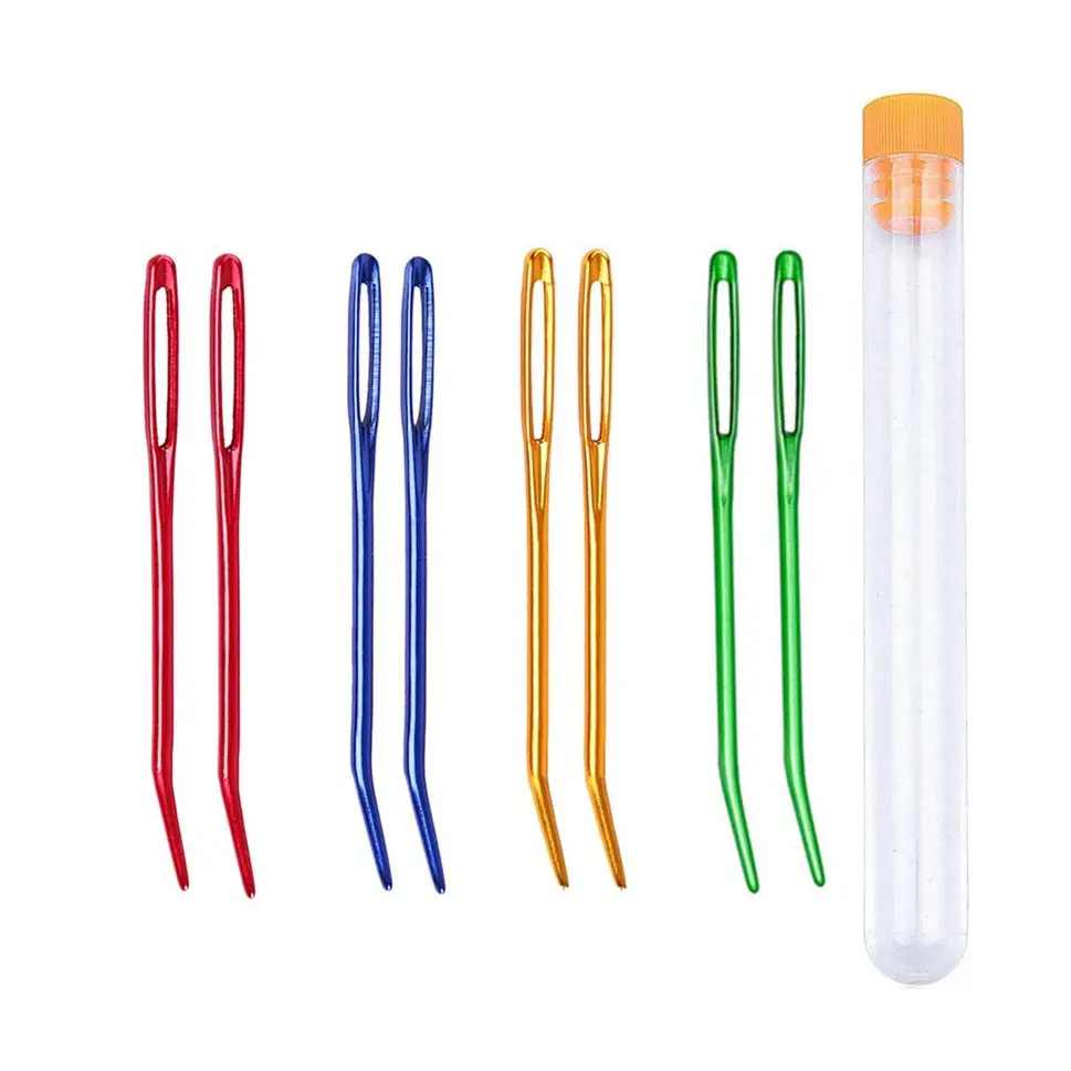 8PCS Yarn Needle,Weaving Needle Tapestry Needle Bent Needles for Crochet Eye Darning Needles for Knitting Crochet