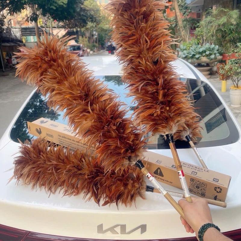 Chổi LOGA LGXK05R xuất khẩu chuyên phủi bụi ô tô, phòng khách, đồ phong thuỷ “Best Saler ô tô” 7
