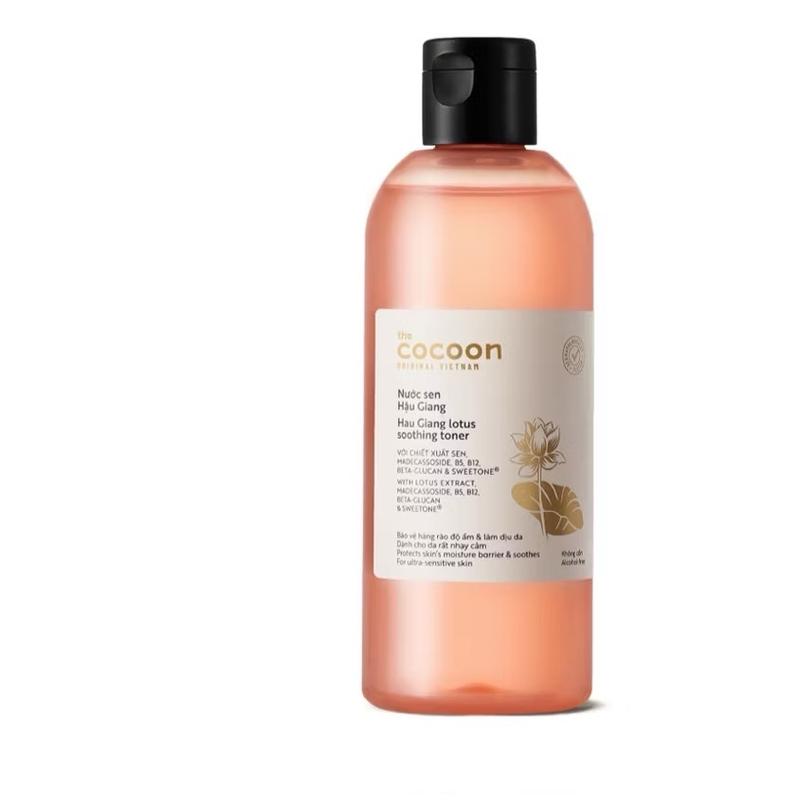 Nước hoa hồng toner sen hậu giang Cocoon 310ml se khít lcl