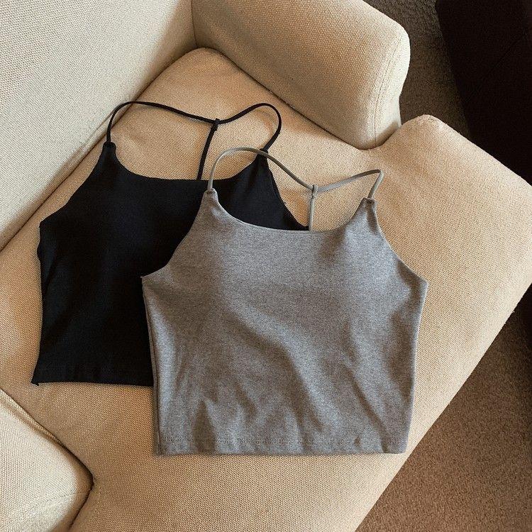 Product Introduction of Áo Vest Hai Dây Nhỏ Lưng Đẹp Cô Gái Nóng Bỏng Thuần Khiết, Đệm Ngực Nữ, Có Thể Mặc Ngoài Trời Và Trong, Thiết Kế Hở Lưng Mỏng, Áo Mặc Trong, Năm 2025 19