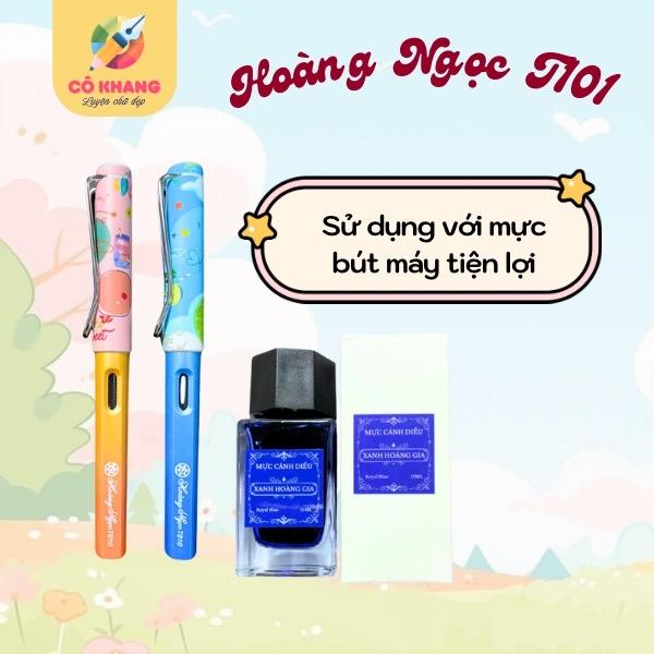 Bút Hoàng Ngọc T010 (KHÔNG KÈM MỰC) bút luyện chữ  Bút ngòi lá tre 101 không rỉ, bút luyện calligraphy nét thanh nét đậm 3