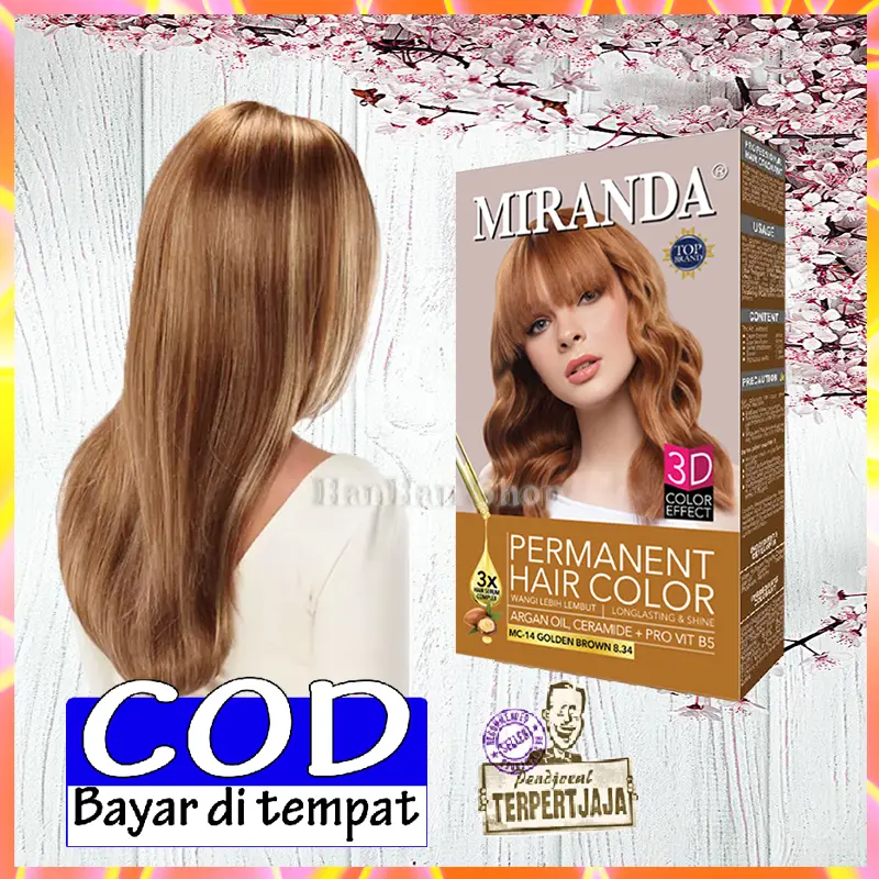 Miranda Hair Color Premium Golden Brown MC-14