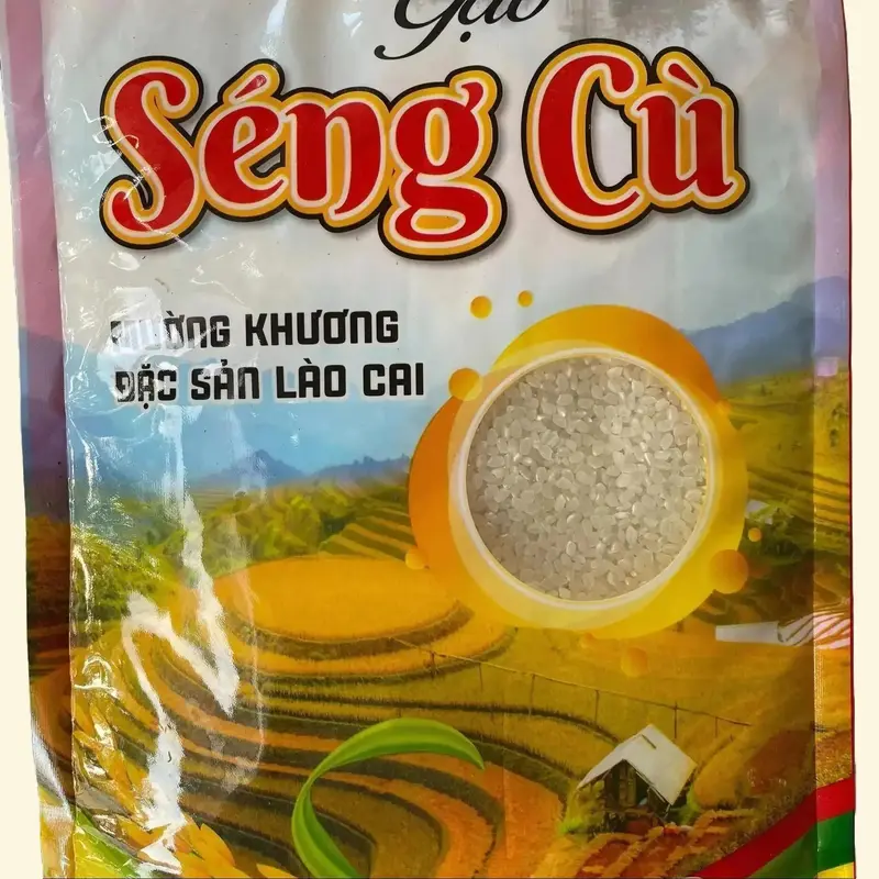 Gạo Séng Cù hạt tròn túi 10kg ưu đãi- gạo to tròn, cơm dẻo mềm như xôi food 3