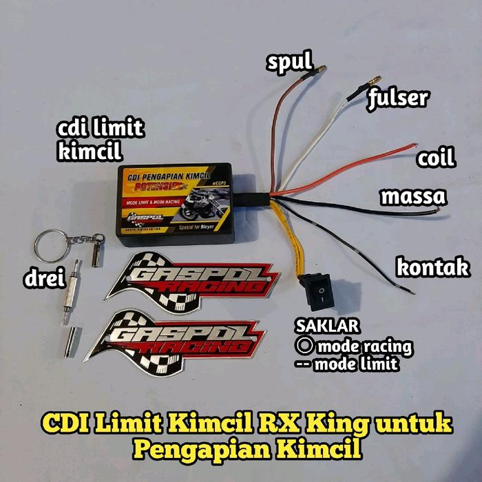 Jual GASPOL RACING CDI Limit KMCIL UNTUK RX KING RX SPESIAL RX K RXS ...