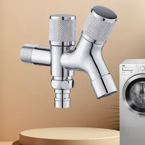 COD Kran Air Multifungsi Double Output 2 Output: Mesin Cuci & Cuci Piring - Keran Putar 360 Anti Bocor - 1/2 Inch + Aerator - Gampang Dipasang - READY STOK