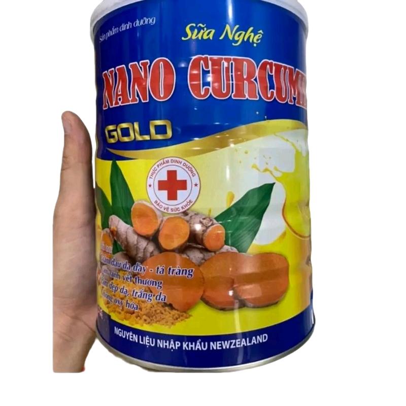 [Sữa Chính Hãng] Sữa Nghệ Nano Curcumin Gold + Gi.ảm Đ.au Dạ Dày, Tá Tràng, L.àm Đ.ẹp Da, Trắ.ng Da, Chố.ng O.xy H.óa + N.găn Ngừa L.oãng X.ương, X.ốp Xương