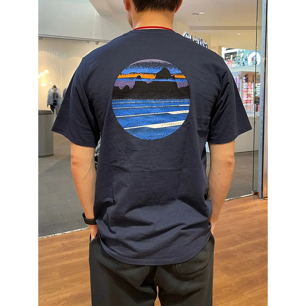 Patagonia Skyline Men's Back Printed Breathable Short Sleeve T-shirt 37673