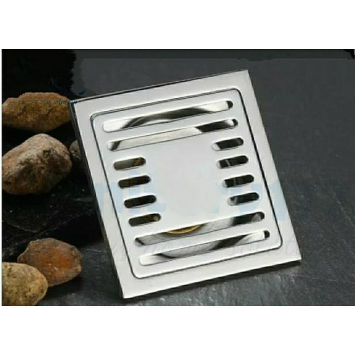 Gambar Saringan Got Kotak Stainless 667 - Floor Drain Kuningan Anti Bau Kecoa - Not Specified dari Dunia Acc shop Kota Administrasi Jakarta Utara Tokopedia