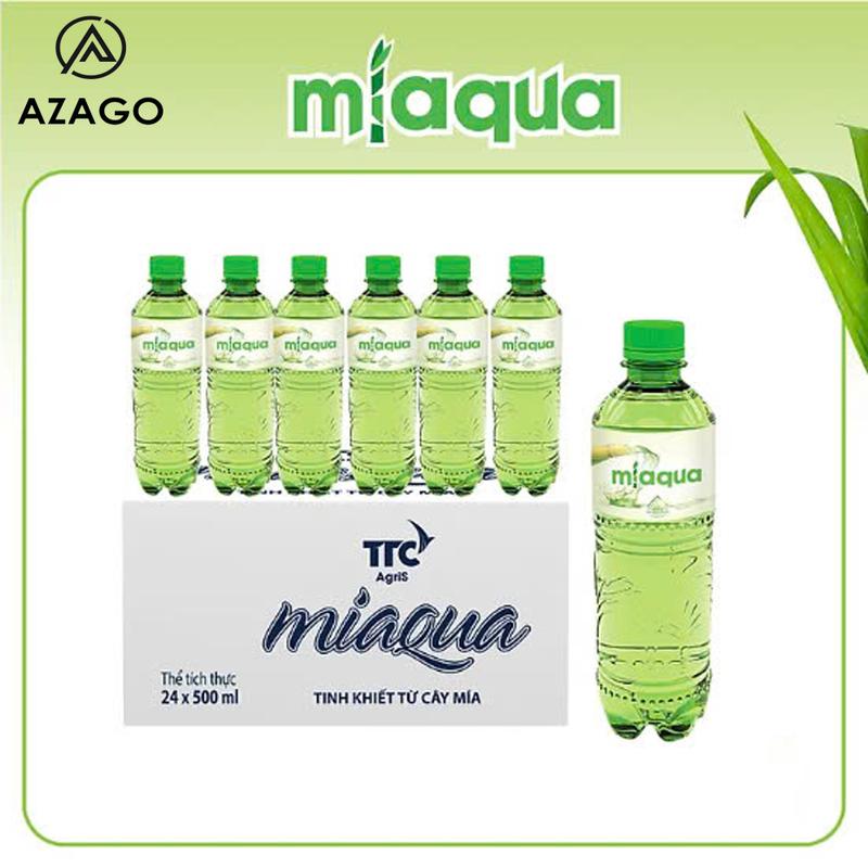 Thùng 24 Chai Nước MiaQua Tinh Khiết Tinh Lọc Từ Cây Mía 500ml - TikTok ...