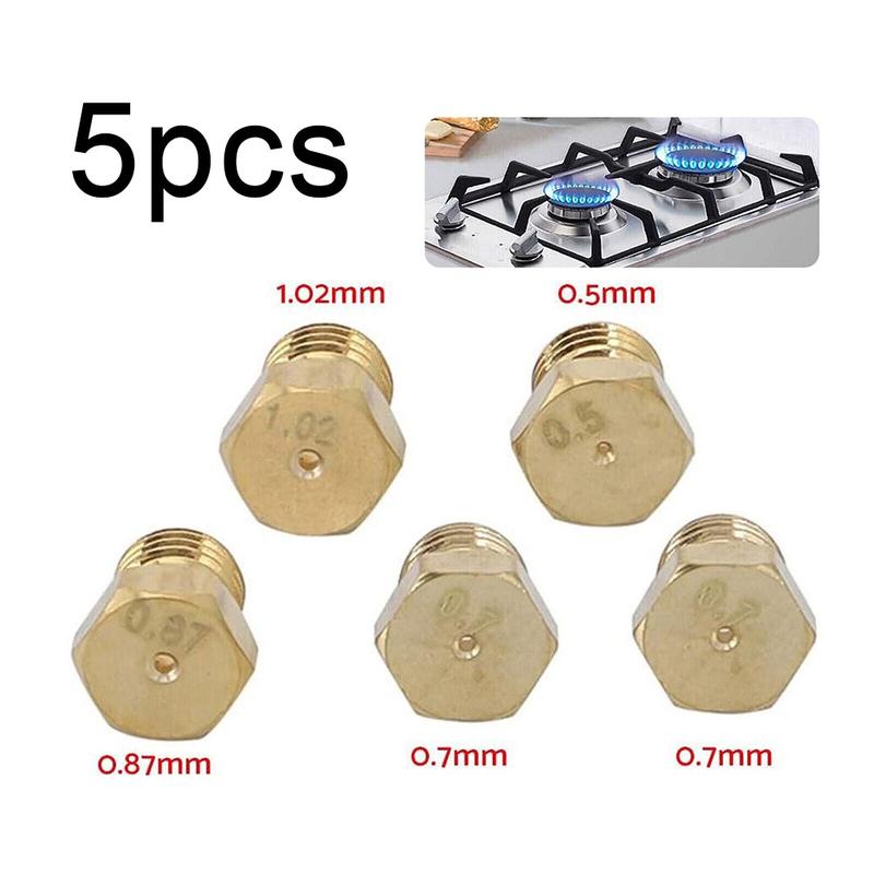 Bộ đầu đốt tia lửa khí LPG, 5 cái, cho bếp Ga Bộ chuyển đổi LPG, Vòi phun khí nén, Thích hợp cho phụ kiện dụng cụ điện 0