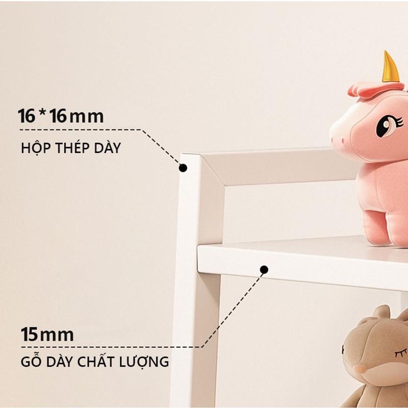 Kệ Sách Gỗ Đa Năng Trang Trí Decor Phòng Làm Việc Phong Cách Hiện Đại - GM06  - ᶖgA 7