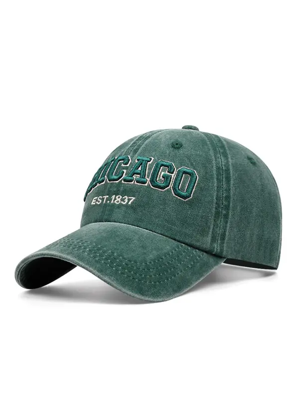 2024 Fashion Letter Graphic Embroidering Design Baseball Cap, Casual Sports Hats for Men and Women, Outdoor Sun Protection Headgear Trucker Hat 5