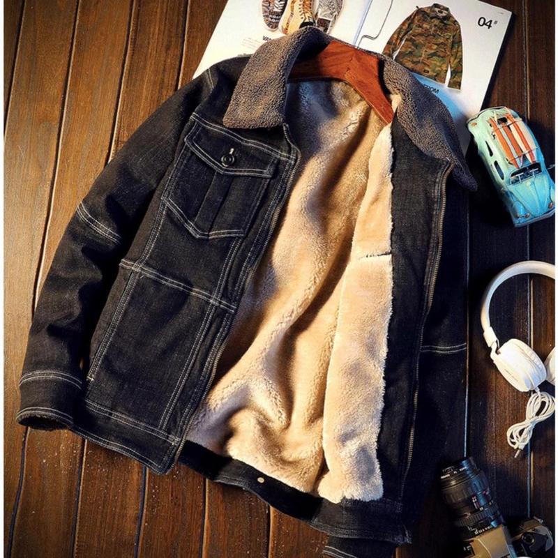  Áo khoác bò lót lông nội địa 