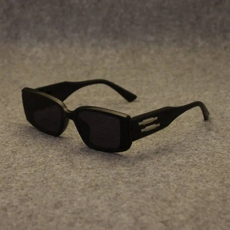 Fashion High-End Watch ClassicSunglasses High-End European and American Style Men's Square Frame Trendy Women's Summer Sun Protection Sunglasses Internet Celebrity Small Face Retro American Hip-Hop