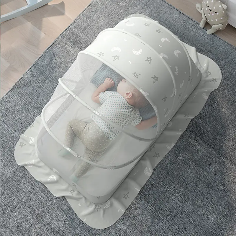 Baby mosquito net cover, baby cot full cover mosquito cover, yurt children's foldable special bottomless mosquito net