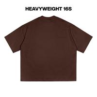 Gambar HLPD Weirdworld 16S Heavyweight Boxy Tee - Great - DARK BROWN, S dari HLPD WeirdWorld Kota Bandung 2 Tokopedia