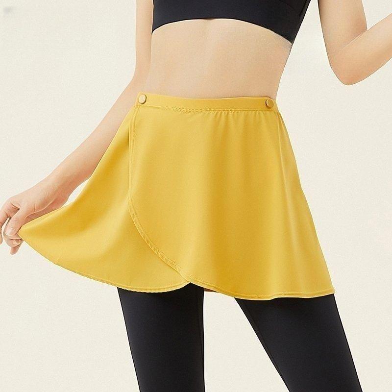 Váy Yếm Tập Yoga, Dành Cho Nữ, Hàng Mới Về, Váy Che Một Mảnh Chống Lộ, Váy Bất Đối Xứng Váy Thể Thao Chạy Bộ Thể Dục 0