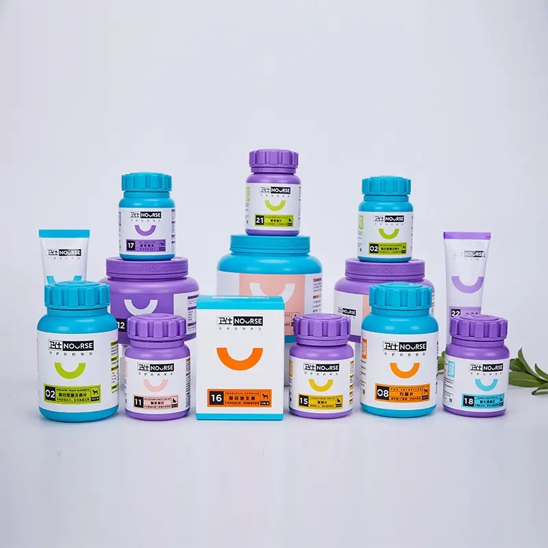Combo 10 Viên Vitamin Nourse Tổng hợp Lysine Canxi Taurine Dưỡng lông Vitamin cho chó mèo