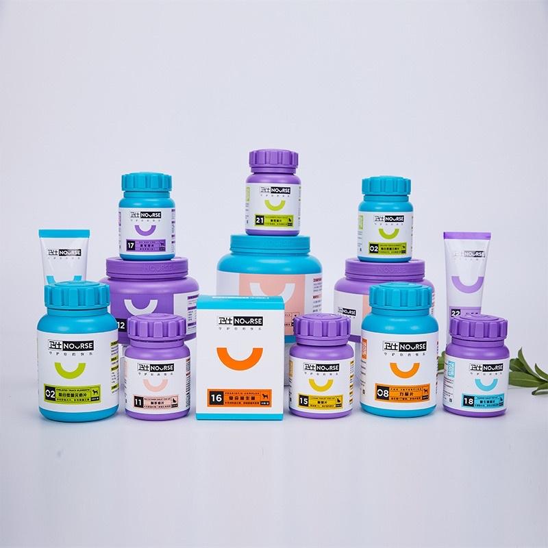 Combo 10 Viên Vitamin Nourse Tổng hợp Lysine Canxi Taurine Dưỡng lông Vitamin cho chó mèo 0