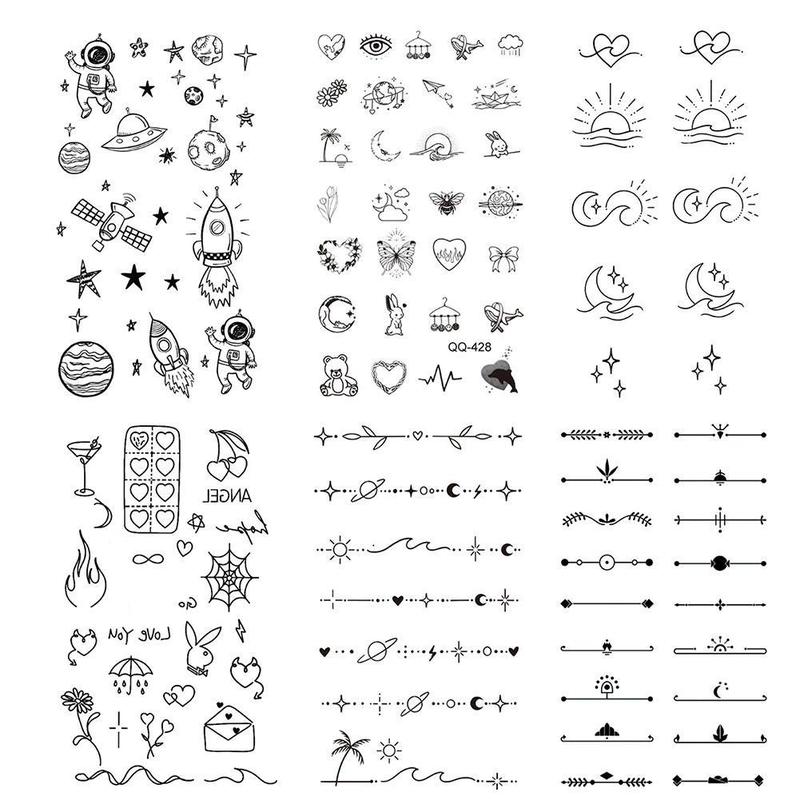 Product Introduction of Temporary Tattoo Stickers - Waterproof Metallic Floral Designs For 3-5 Day Wear 23