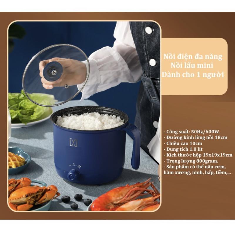 Nồi Điện Tầng Đa Tặng Kèm Khay Hấp Điện Nồi Lẩu Điệnnoilaudien mini2 tang nồi nấu mì nồi lẩu điện tự sôi nồi  nấu nồi  mini nồi  lẩu  điện
