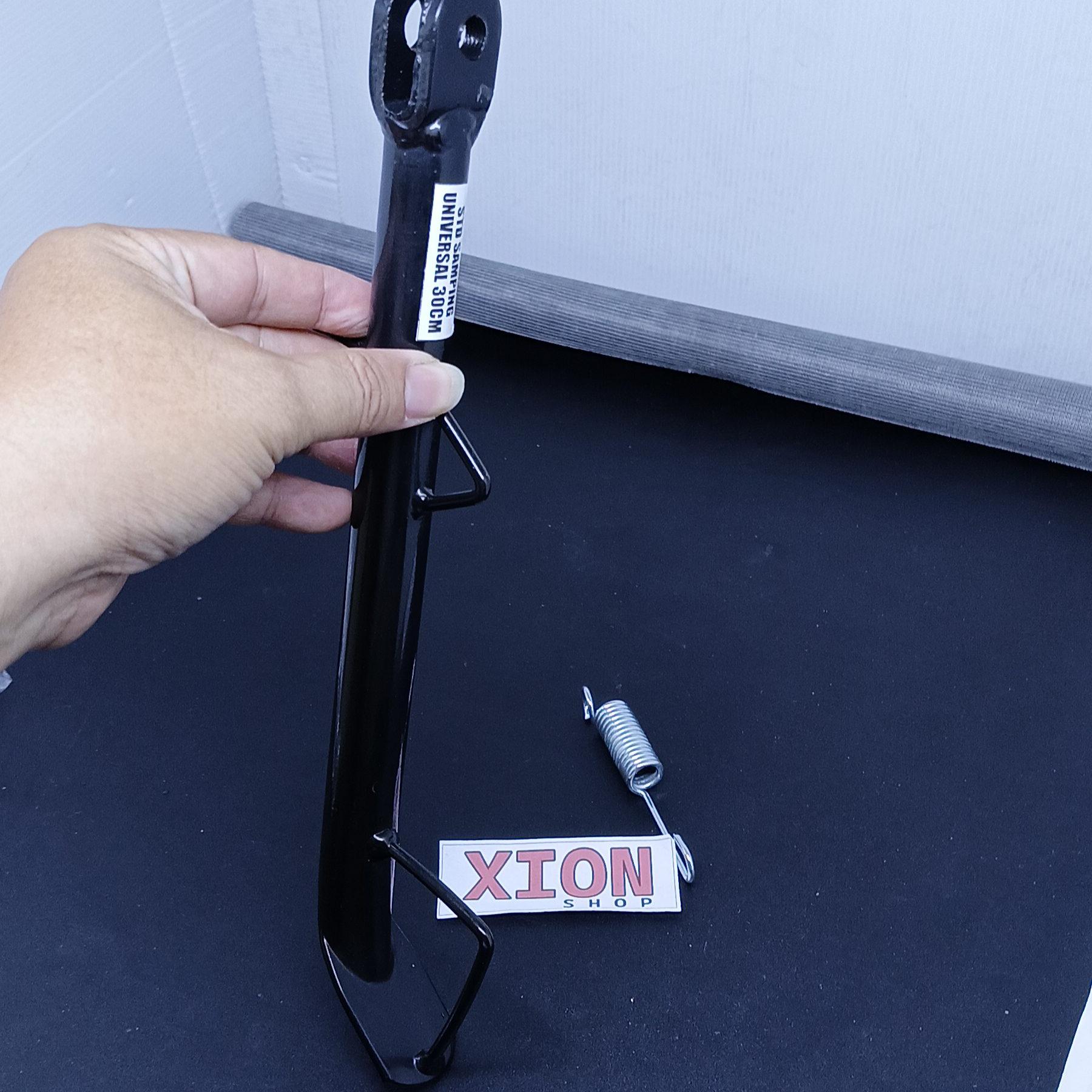 STANDAR SAMPING RX KING FULL BLACK 30 CM RING 18 UNIVERSAL RX KING NINJA R SCORPIO VIXION CBR 150 DLL STANDAR SATU RXKING HITAM