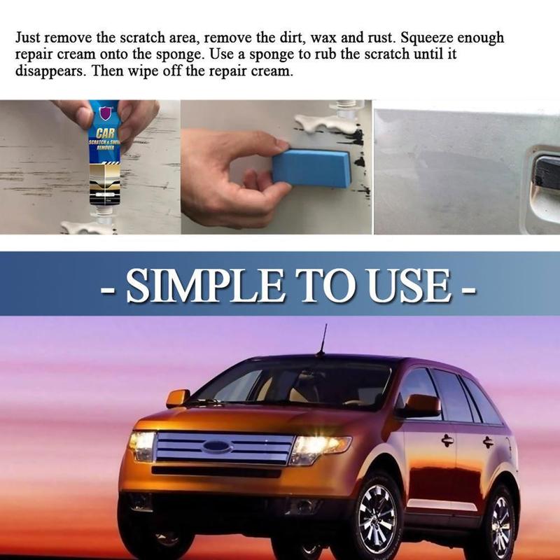 Car Paint Scratch Remover Set Scratch Repair Polishing Wax 15Ml With A Square Spounge F6S3 7