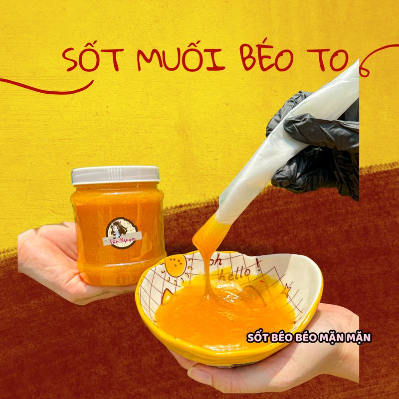 Sốt muối béo mũm mĩm. Đồ ăn vặt Bánh Tráng Vân Nguyễn  Gia Vị Nước Sốt Chua