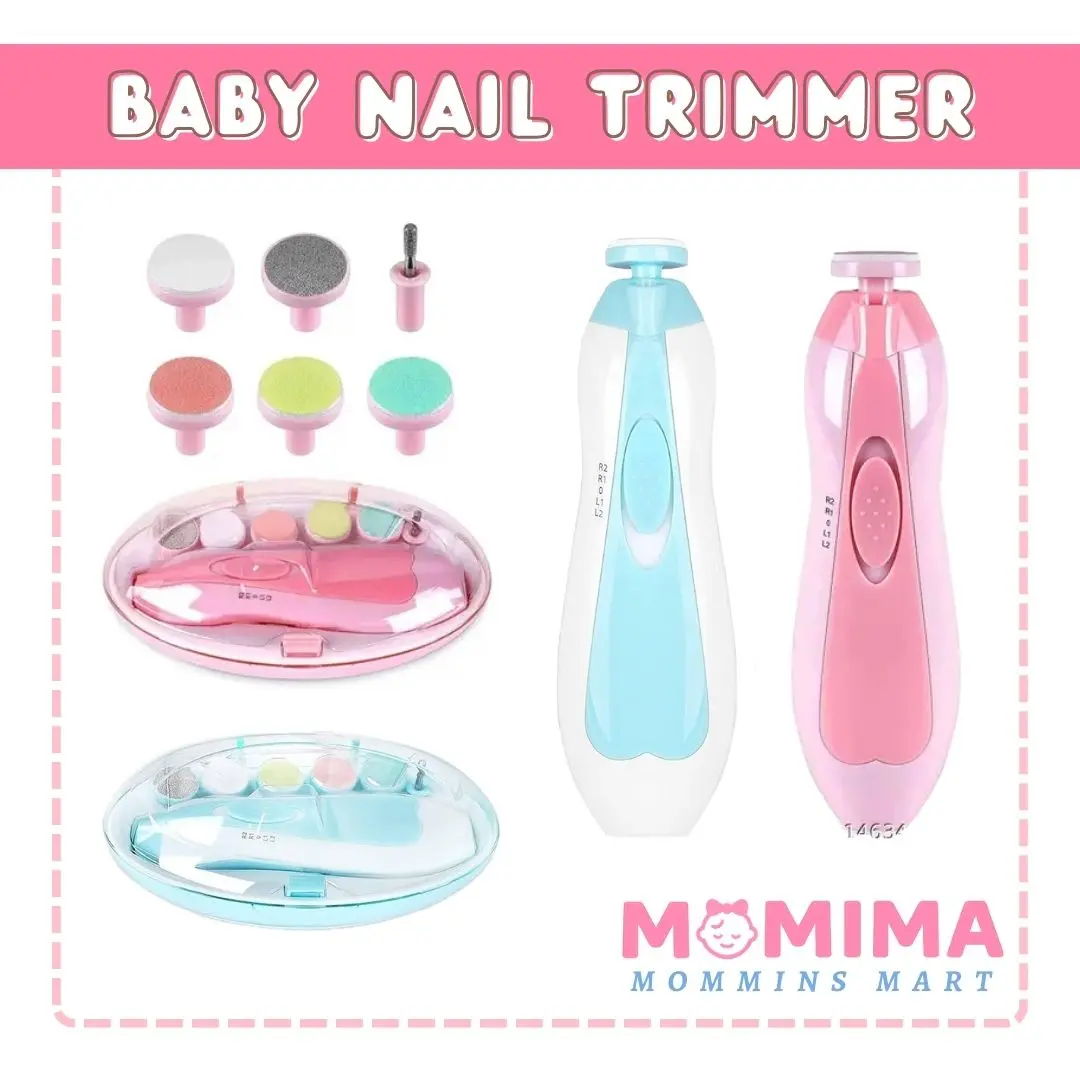 🇲🇾𝐑𝐄𝐀𝐃𝐘 𝐒𝐓𝐎𝐂𝐊🇲🇾 6 In 1 Electric Baby Nail Trimmer Pedicure & Medicure Baby Nail Clipper Grooming