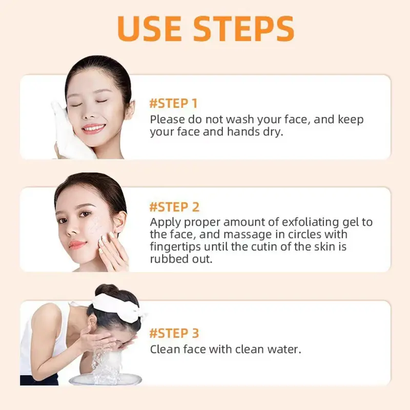 Body Scrub, 1 Count Exfoliating Gel for Face & Body, Body Scrubs & Peels for Daily Use, Exfoliating Dead Skin, Silky Smooth, Even Skin Tone, Enhance Radiance 6