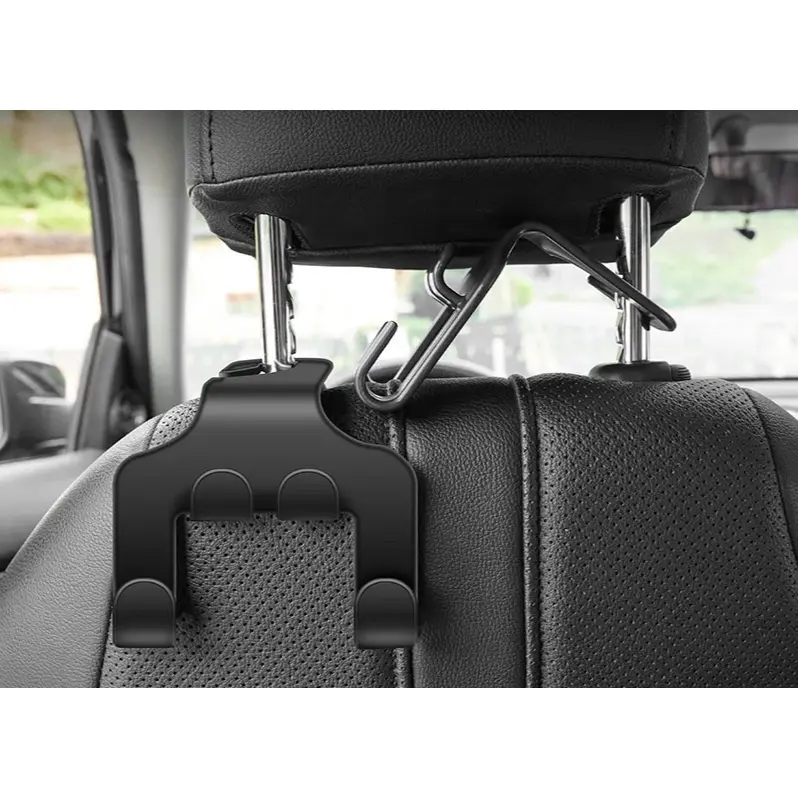 Hanger Kursi Mobil Gantungan Barang 2 Sisi / Car Hook Hanger Mobil Karakter Lucu 4 Kait / Holder Headrest Gantungan Kait Barang Mobil 2 sisi 5