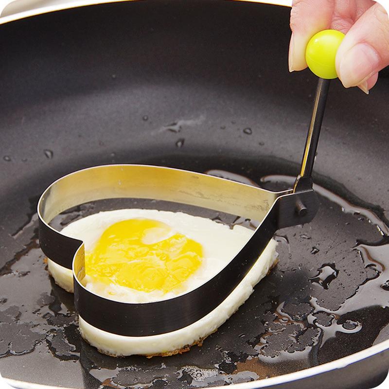 Product Introduction of 5Pcs Stainless Steel 5Style Fried Egg Pancake Shaper Omelette Mold Mould Frying Egg Cooking Tools Kitchen Accessories Gadget 9