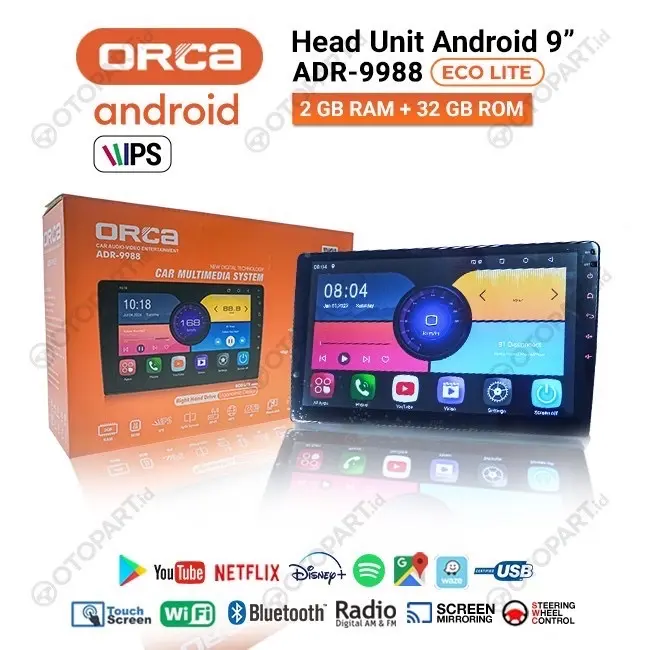 HEADUNIT ANDROID 9 INC RAM 2/32 CARPLAY BLUTOOTH ANDROID