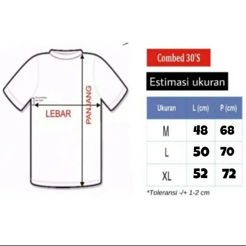 KAOS DISTRO PRIA DEWASA MODEL KOMBINASI OBLONG BASIC 3
