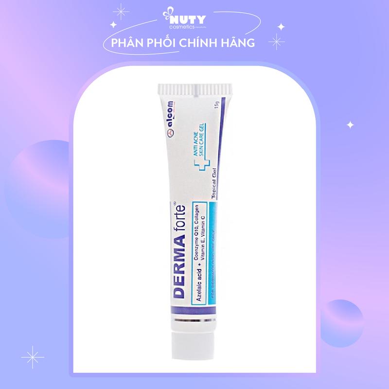 Gel Giúp Cải Thiện Mụn & Mờ Thâm Derma Forte  Gel 15g