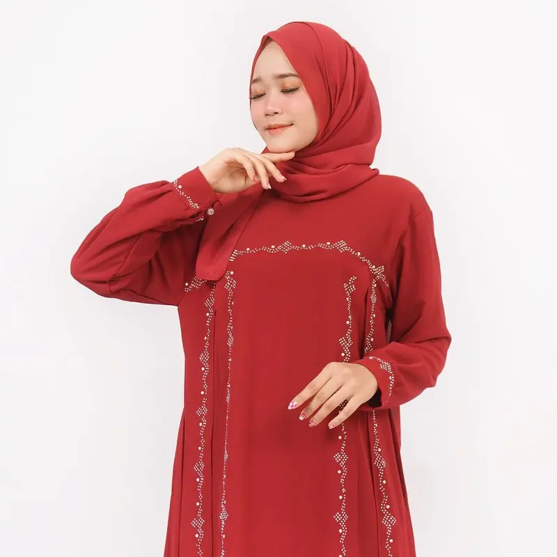GAMIS PAYET SAMPING KIRI KANAN /GAMIS PESTA /GAMIS CERUTY BABYDOLL TERBARU / GAMIS MALAYSIA DEVORA Polos 0