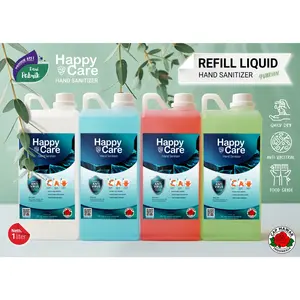 PROMO!!! HAPPY CARE Hand Sanitizer Liquid Cair Refill 1 Liter