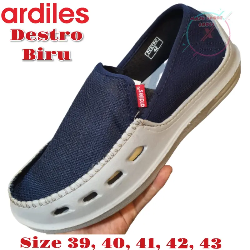 SEPATU SLIP ON PRIA ARDILES JNEE ENTENG / SEPATU ARDILES KARUNG ORIGINAL Flat Shoes Karet Kerja bersirkulasi minimalis Kasual 3