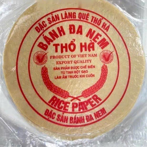 Bánh đa nem Thổ Hà siêu mềm, túi 10-50 lá (Chính gốc Thổ Hà) 1