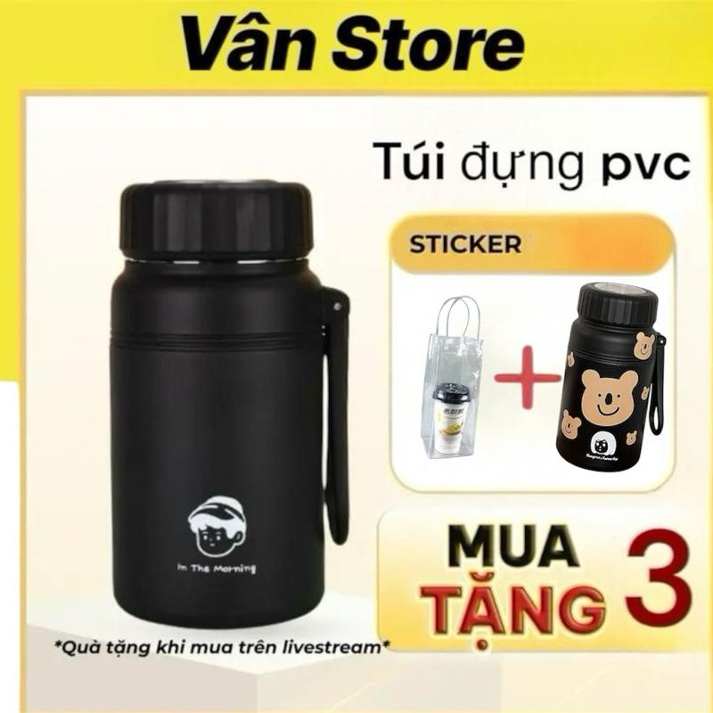 Bình giữ nhiệt 1lit inox 316 dung tích 1 lít miệng rộng giữ nhiệt 12h