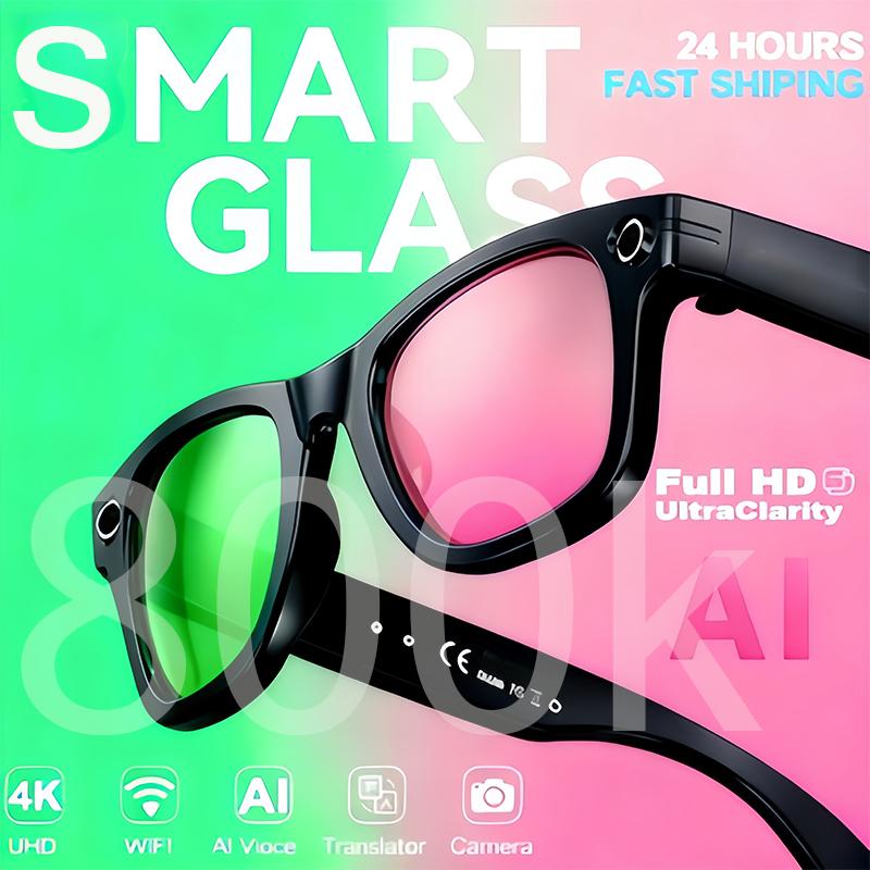 New 800W Camera AI Glasses Men Color-Changing Smart Translation Glasses Photo Video Recording Waterproof Call Smart Sunglasses - Image 5