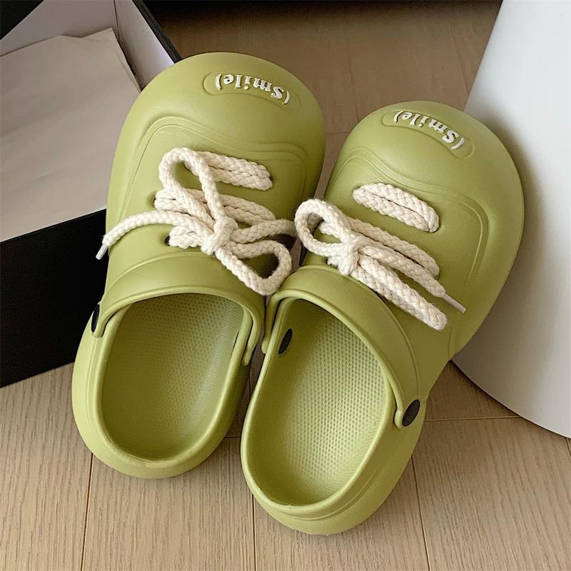  Dép cross bánh mì thời trang quai ngang Đồ trang trí đế cao - Chọn lựa hoàn hảo cho phong cách độc đáo và dễ thương DéP Nữ  Shoes GiàY Sandal 