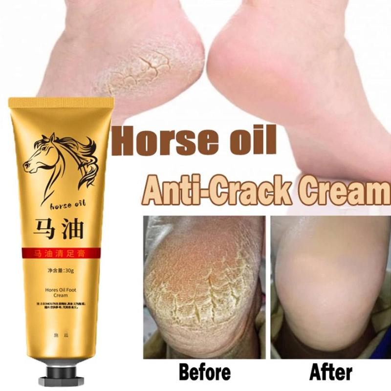 Product Introduction of Horse Oil Anti-Drying Crack Foot Cream Heel Cracked Removal Dead Cream Hand Feet Skin Repair X3L9 22