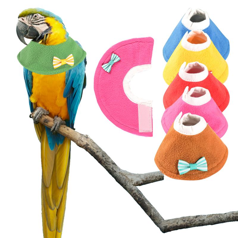 Product Introduction of Parrot Collar Recovery Collar Anti-Biting Pecking Injury Elizabeth Protective Collar For Birds Cloak Pets Warm Clothes #434264 46