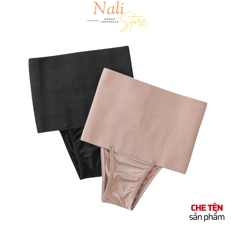 Quần Lót Gen Nịt Bụng Dưới Cạp Cao Định Hình Co Giãn Tốt NL326 Thun Nữ Cotton 0