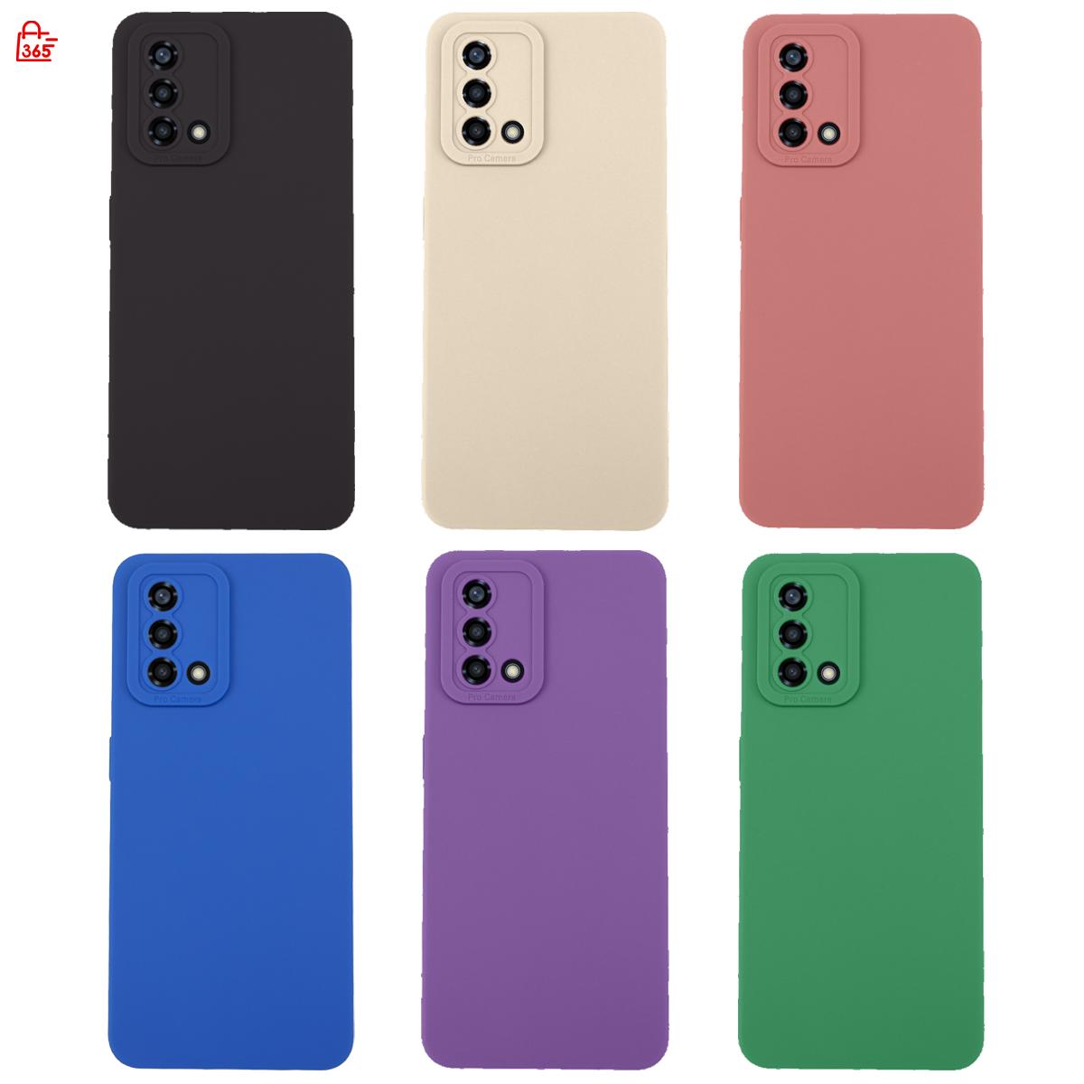 เคส สำหรับ OPPO A95 A74 4G เคสซิลิโคนนิ่ม กันกล้อง TPU สีพื้น