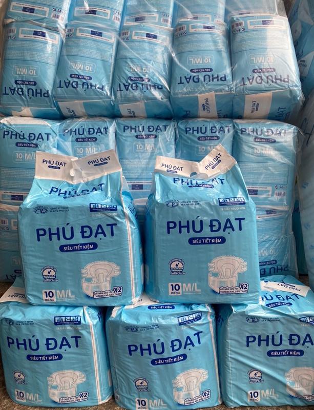 50 Bỉm Trần Người Già Phú Đạt Size M_L Thấm Hút Tốt