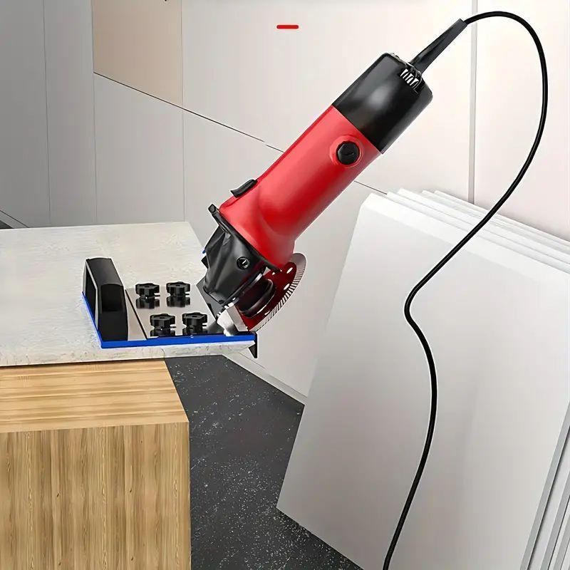 Product Introduction of Angle Grinding Beveling Attachment with Water Pipe, 45° Bracket Angle Grinding Beveling Attachment, Professional Power Tool Accessories for 100-Type Angle Grinding Tool, Power Tool Accessories 7