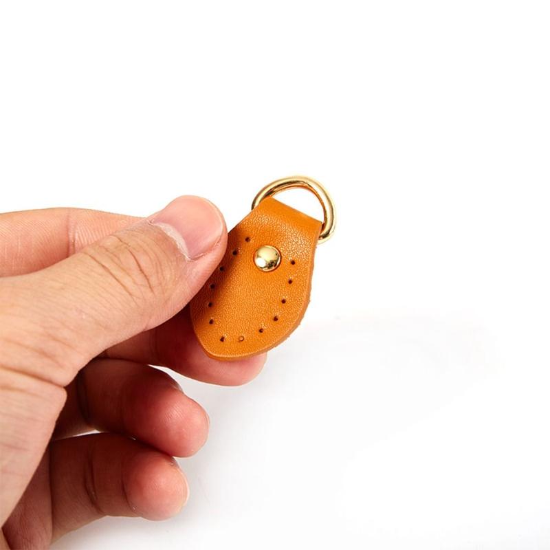Product Introduction of 6pcs D-ring DIY Handmade Bag Buckle PU Leather Lychee Pattern Handbag Accessories Metal Chain Clasp Buckle Manual 12